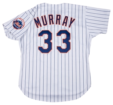 1993 Eddie Murray Game Used New York Mets Home Jersey